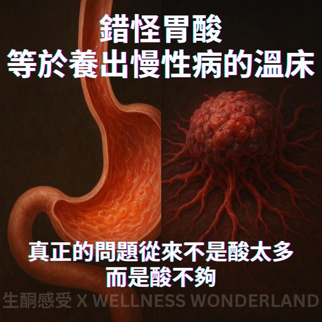 錯怪胃酸等於養出慢性病的溫床