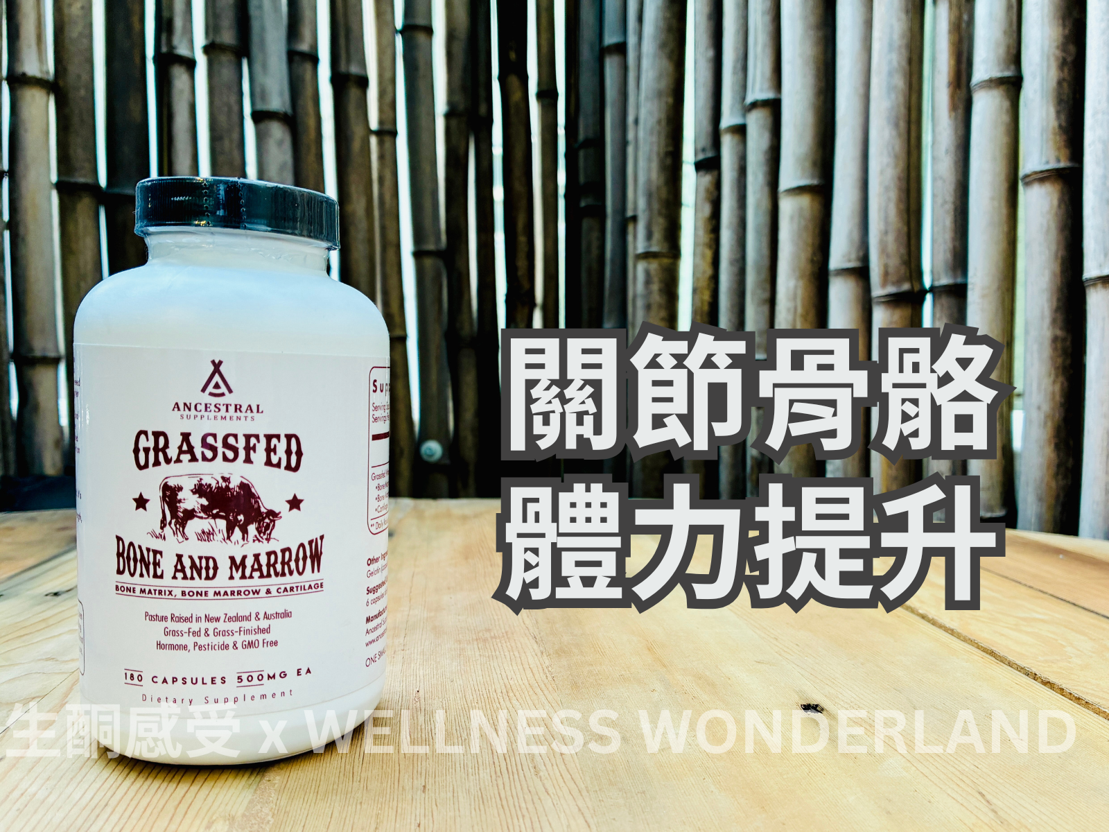 美國 Ancestral Supplements<BR>Grass Fed Bone And Marrow 草飼牛骨與骨髓