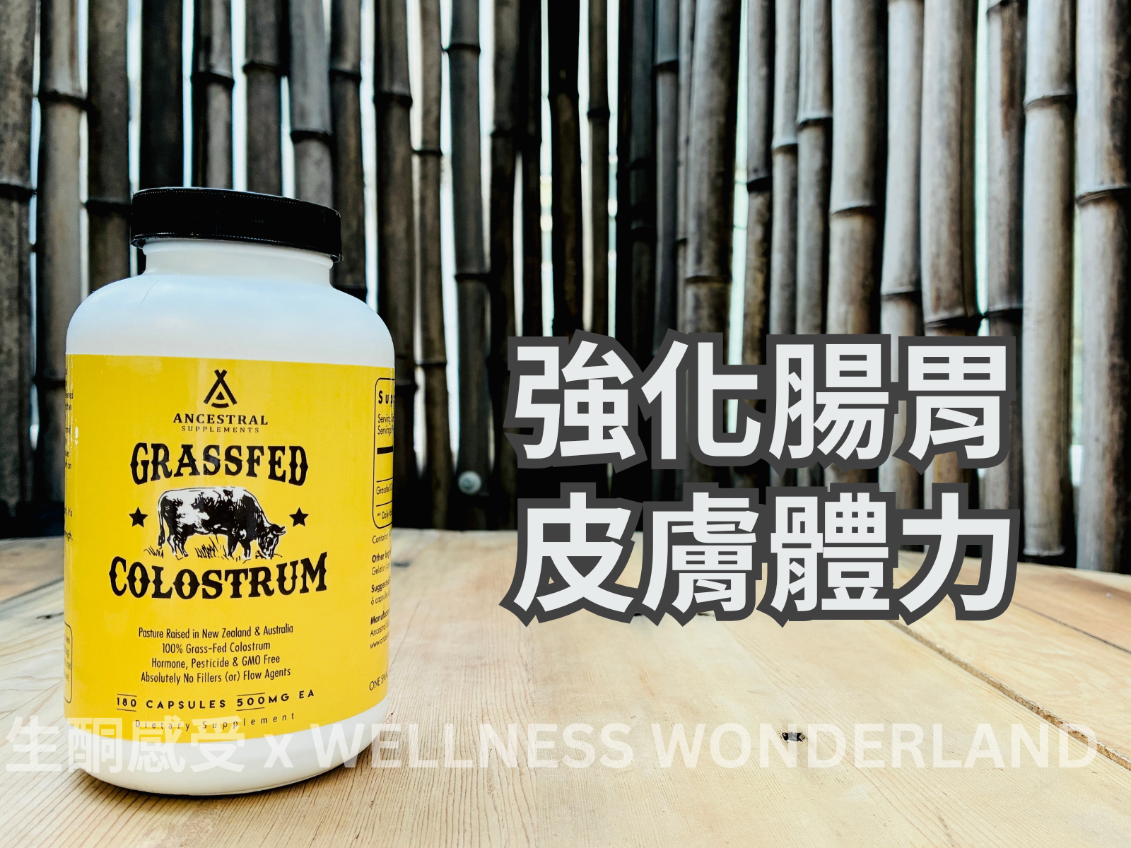 美國 Ancestral Supplements<BR>Grass Fed Colostrum 草飼牛初乳