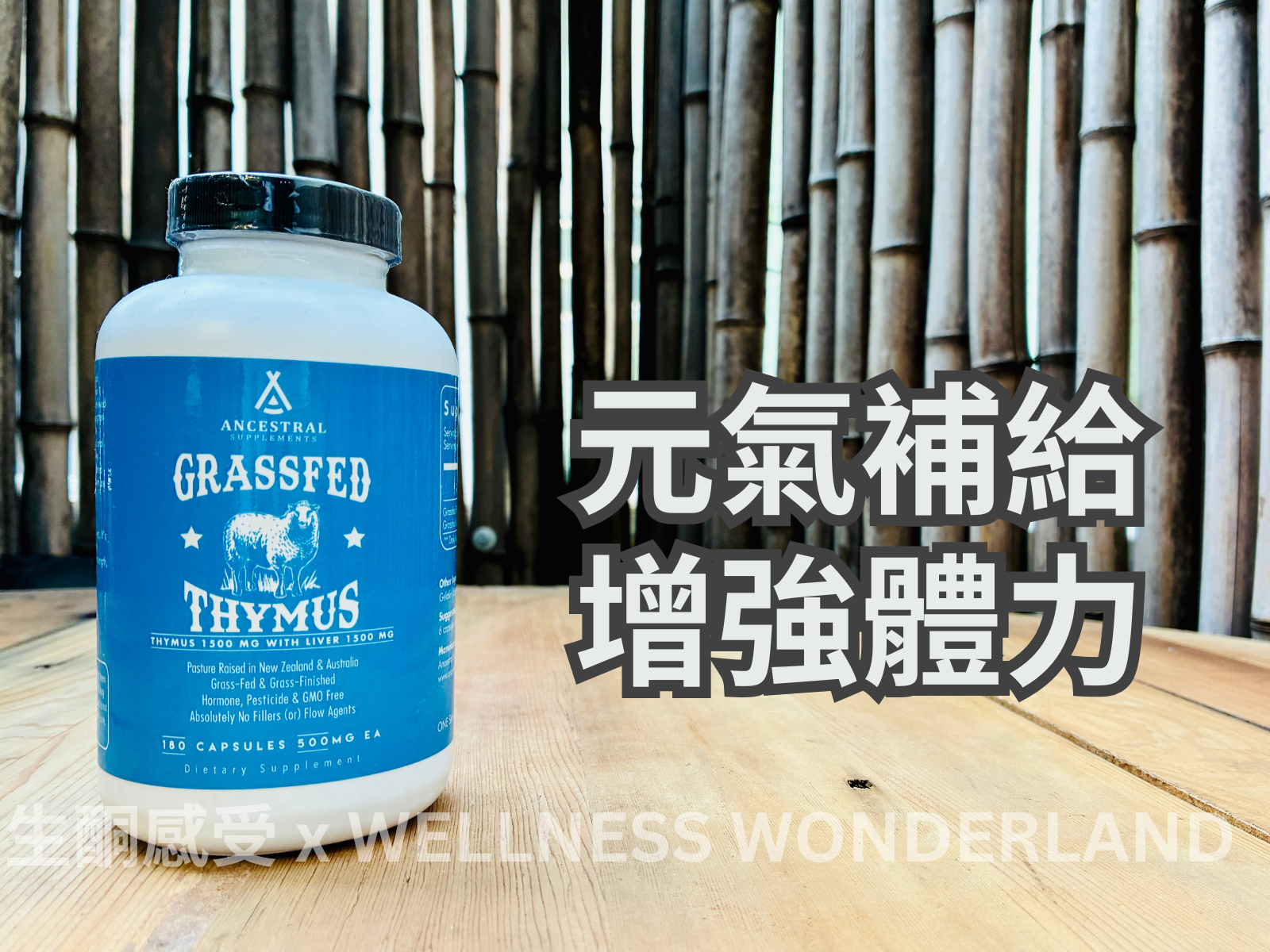 美國 Ancestral Supplements<BR>Thymus 草飼綿羊胸腺