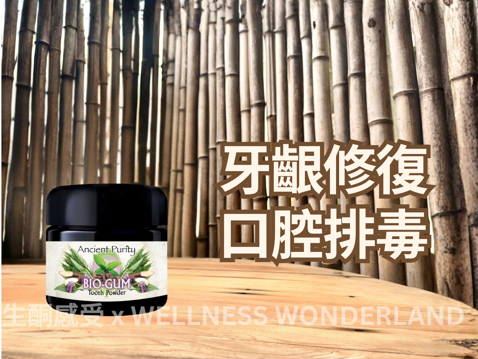 英國 Ancient Purity<BR>Bio-Gum Tooth Powder 護齦配方潔牙粉
