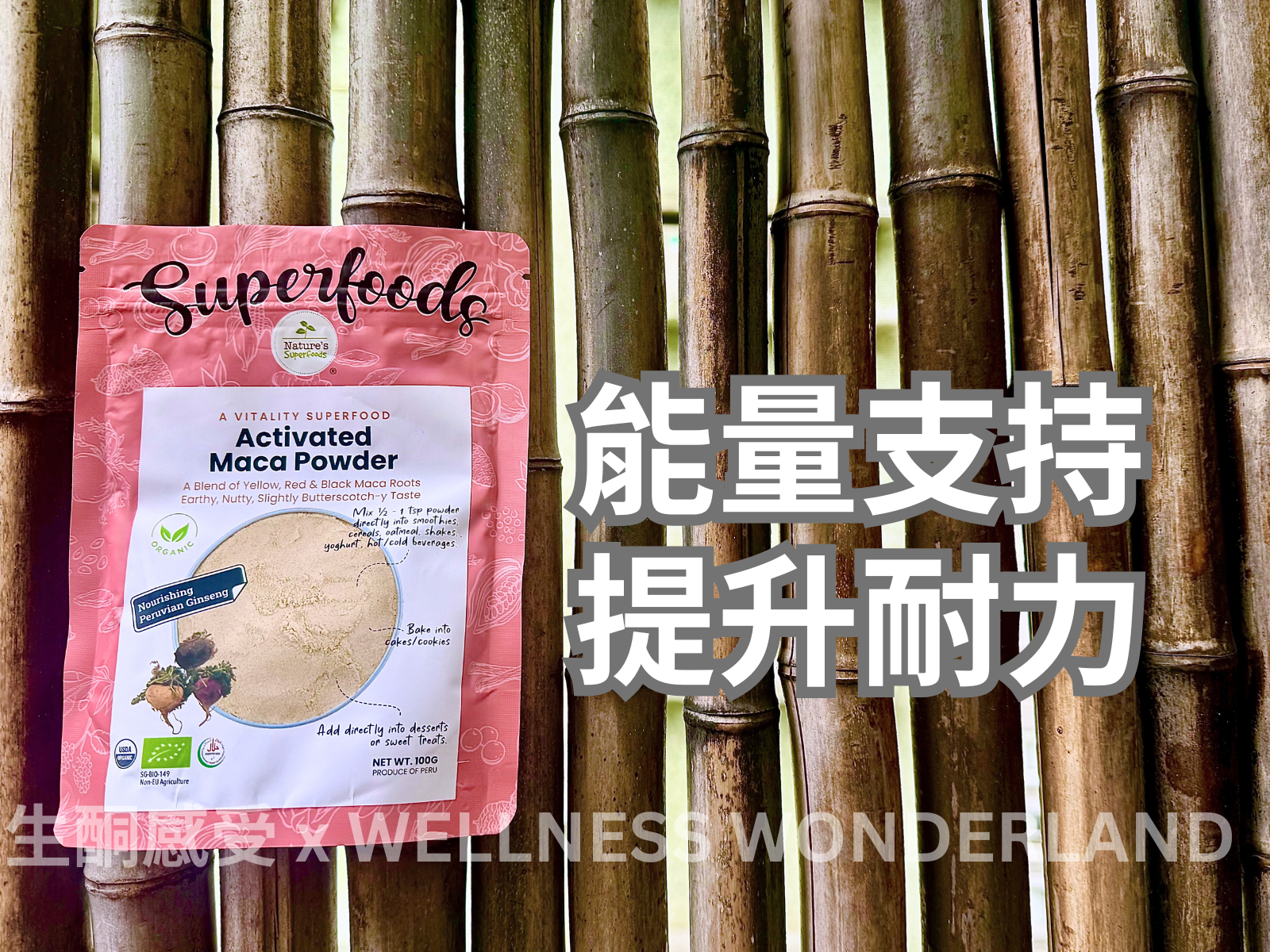 新加坡 Nature's Superfood<BR>Activated Maca Powder 活性瑪卡粉