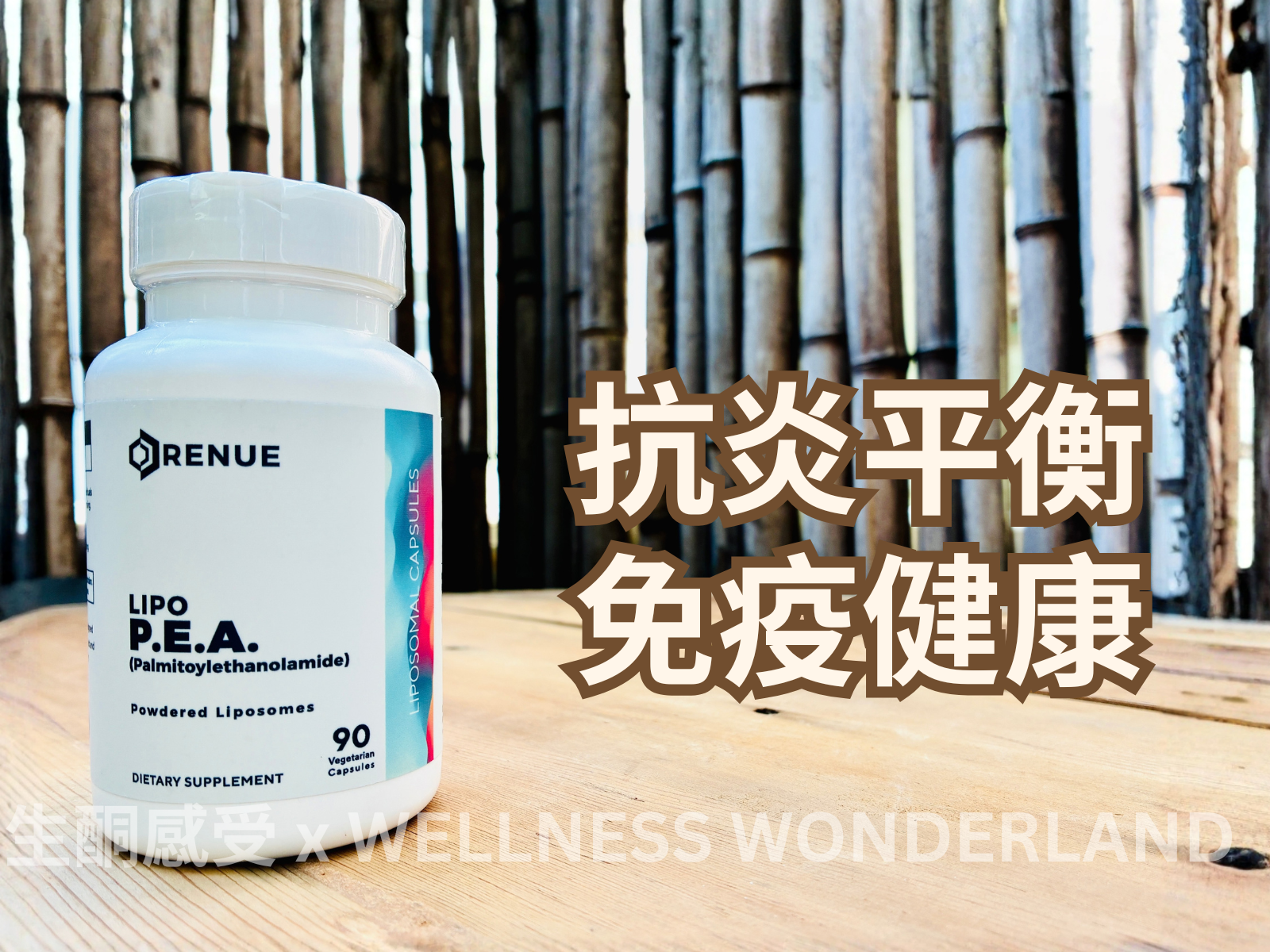 美國 Renue by Science<BR>Lipo P.E.A. 棕櫚醯乙醇胺