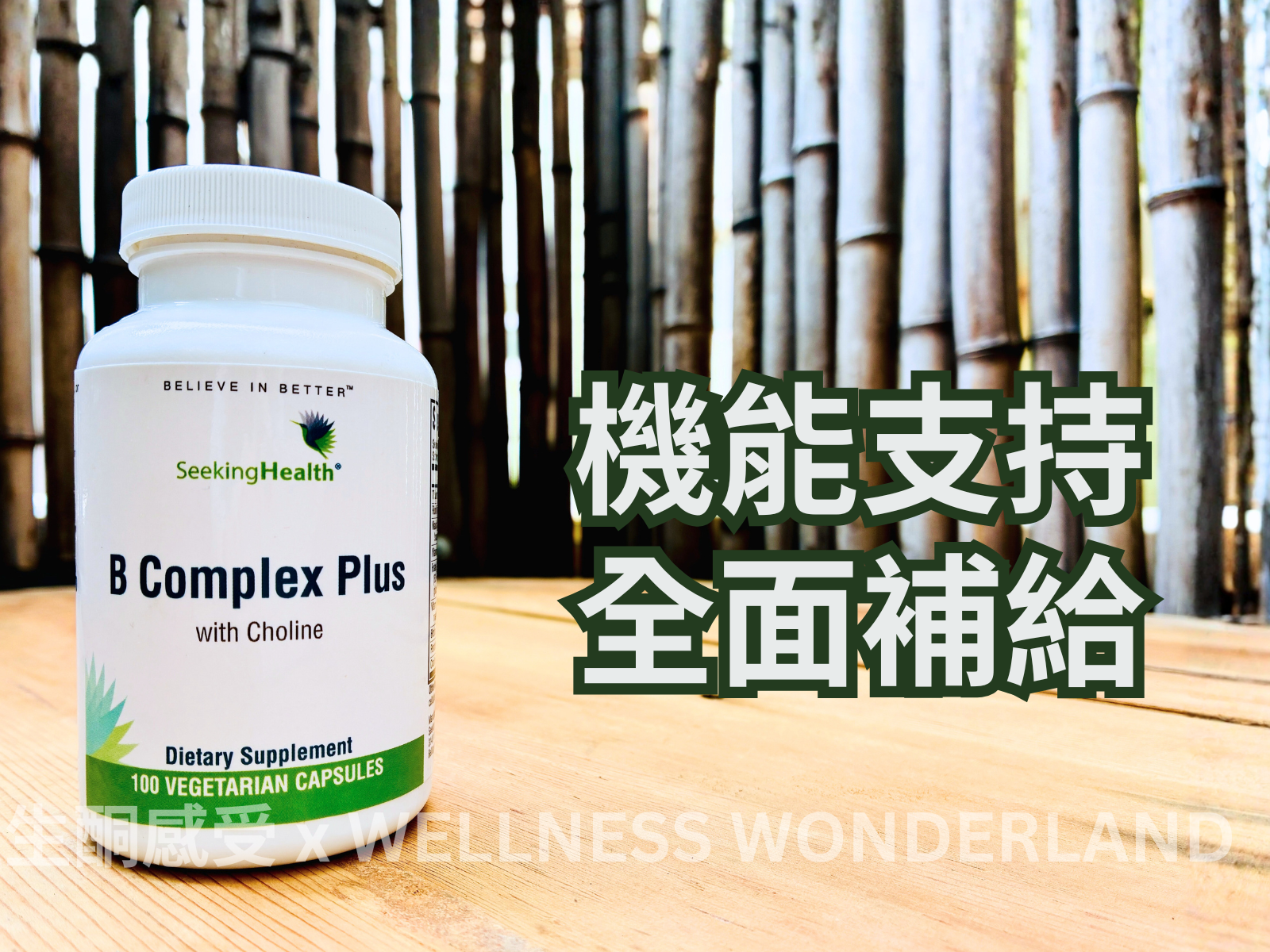 Seeking Health, USA<br> B Complex Plus B Vitamin Complex 