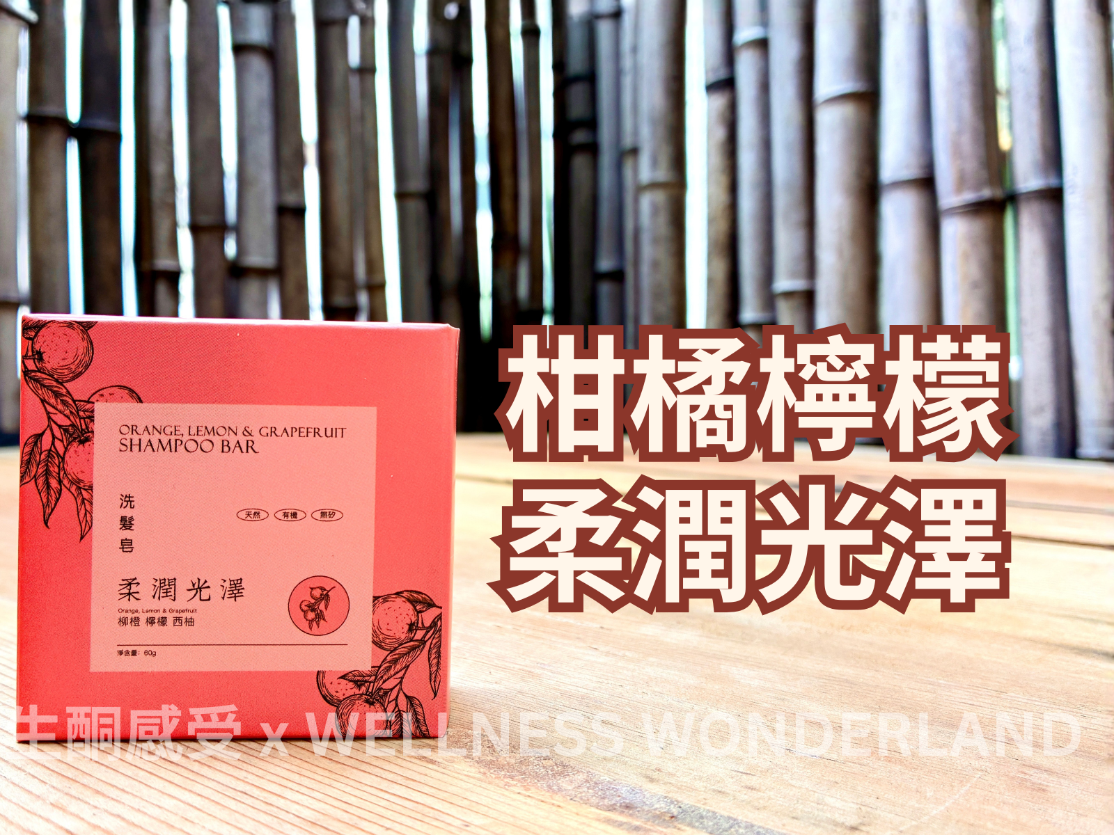 香港 Shampoo Bar - Orange, Lemon & Grapefruit 橙、檸檬、西柚洗髮磚
