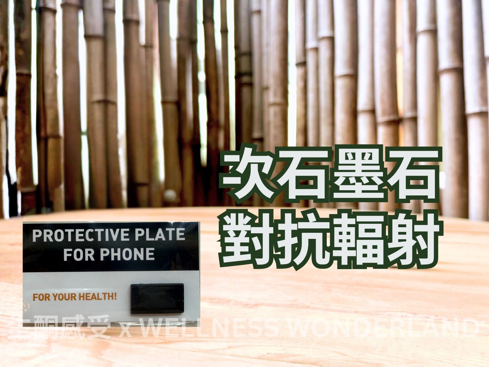 次石墨抗電磁波及輻射貼 Shungite EMF Proteactive Plate