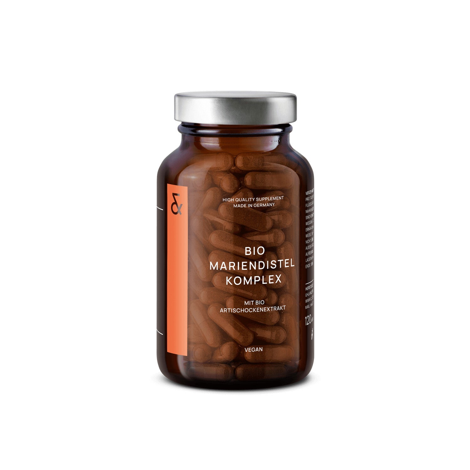 Clav Health Germany<br>Bio Mariendistel Komplex Organic Milk Thistle Complex Capsules
